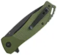 QSP Knife Raven Linerlock Green G10 QS122B2