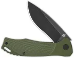QSP Knife Raven Linerlock Green G10 QS122B2