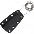 QSP Knife Neckmuk Neck Knife Brown QS125B