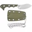 QSP Knife Neckmuk Neck Knife Green QS125C