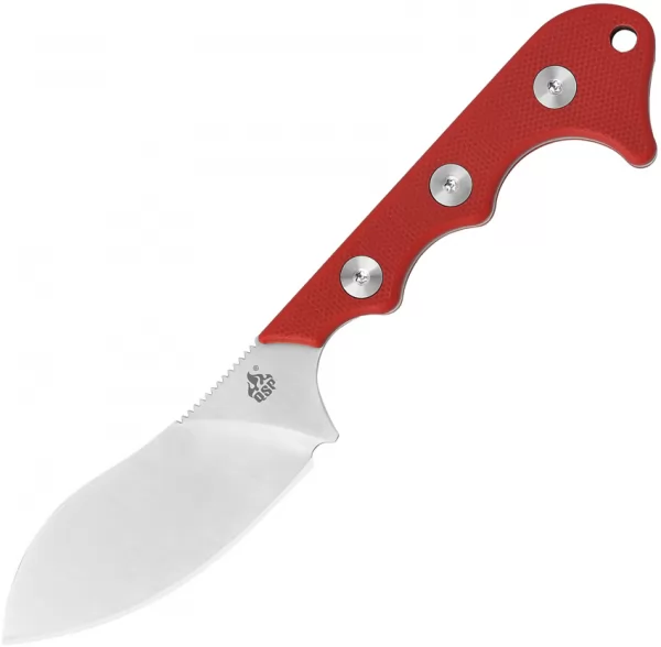 QSP Knife Neckmuk Neck Knife Red QS125G