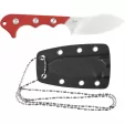 QSP Knife Neckmuk Neck Knife Red QS125G