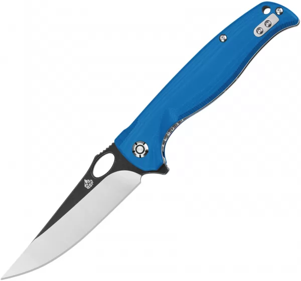 QSP Knife Gavial Linerlock Blue G10 QS126A