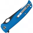 QSP Knife Gavial Linerlock Blue G10 QS126A
