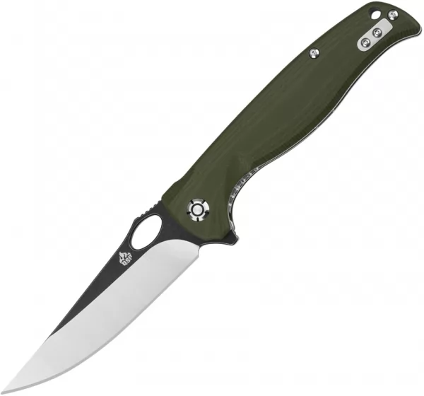 QSP Knife Gavial Linerlock Green G10 QS126B