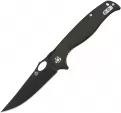 QSP Knife Gavial Linerlock Brown Micarta - QS126D2