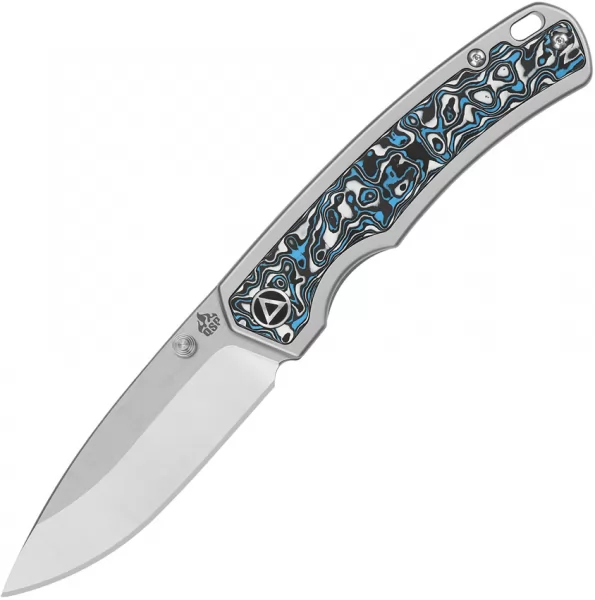 QSP Knife Puffin Framelock Titanium QS127F1