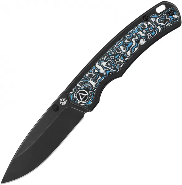 QSP Knife Puffin Framelock Titanium QS127F2