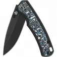 QSP Knife Puffin Framelock Titanium QS127F2