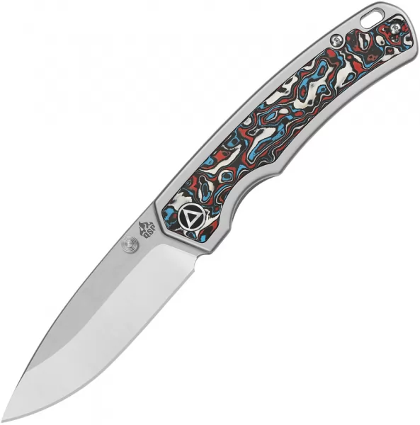 QSP Knife Puffin Framelock Titanium QS127G1