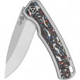QSP Knife Puffin Framelock Titanium QS127G1