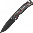 QSP Knife Puffin Framelock Titanium - QS127G2