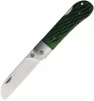QSP Knife Worker Lockback Green Bone - QS128B