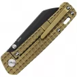 QSP Knife Penguin Framelock Frag Ti QS130BFRG