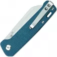 QSP Knife Penguin Linerlock Blue Micarta QS130H
