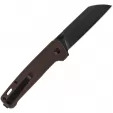 QSP Knife Penguin Linerlock Copper Black QS130L