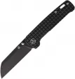 QSP Knife Penguin Framelock Blk Frag Ti - QS130OFRG