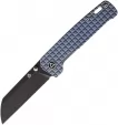 QSP Knife Penguin Framelock Frag Ti Blue - QS130SFRG