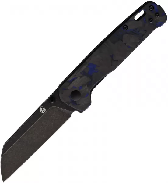 QSP Knife Penguin Linerlock Blue CF QS130UBL