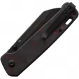 QSP Knife Penguin Linerlock RedCF QS130URD