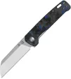 QSP Knife Penguin V2 Linerlock Blue CF - QS130V2E1