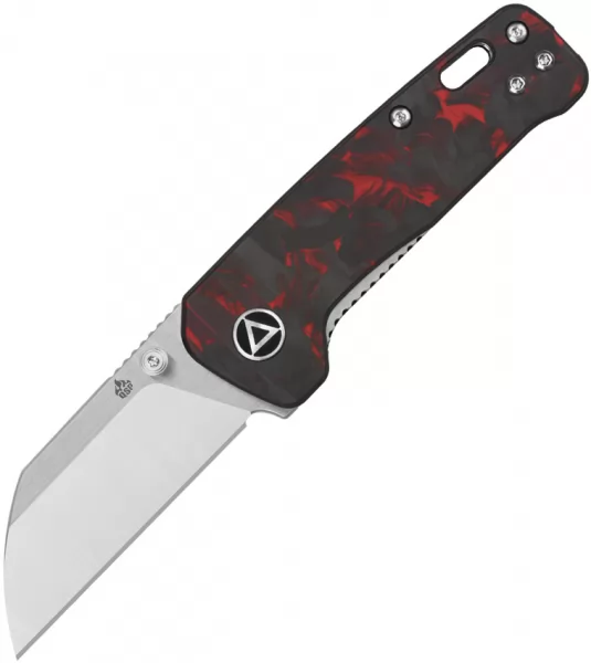 QSP Knife Mini Penguin Linerlock Red CF QS130XSE1