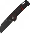 QSP Knife Mini Penguin Linerlock Red CF - QS130XSE2