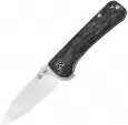 QSP Knife Hawk Linerlock Shredded CF - QS131F