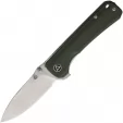 QSP Knife Hawk Linerlock Green Micarta - QS131H