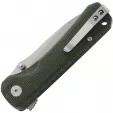 QSP Knife Hawk Linerlock Green Micarta QS131H