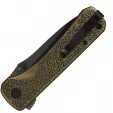 QSP Knife Hawk Linerlock Brass Black QS131L