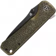 QSP Knife Hawk Linerlock Brass Black QS131L