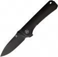 QSP Knife Hawk Linerlock Ebony Black - QS131P2