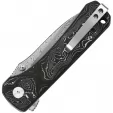 QSP Knife Hawk Linerlock Al Foil CF QS131Q