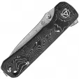 QSP Knife Hawk Linerlock Al Foil CF QS131Q