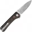 QSP Knife Hawk Linerlock Copper Foil CF QS131S