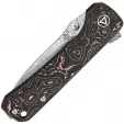 QSP Knife Hawk Linerlock Copper Foil CF QS131S