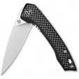 QSP Knife Leopard Linerlock CF QS135A