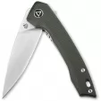 QSP Knife Leopard Linerlock Green QS135C