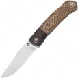 QSP Knife Gannet Linerlock Brown - QS137B