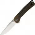 QSP Knife Osprey Linerlock Brass - QS139D1