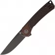 QSP Knife Osprey Linerlock Copper Black - QS139E2