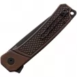 QSP Knife Osprey Linerlock Copper Black QS139E2