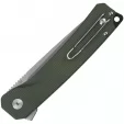 QSP Knife Osprey XL Button Lock Green QS139XLC