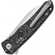 QSP Knife Otter Linerlock Al Foil QS140A1