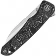 QSP Knife Otter Linerlock Al Foil QS140A1