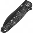 QSP Knife Otter Linerlock Al Foil QS140A2