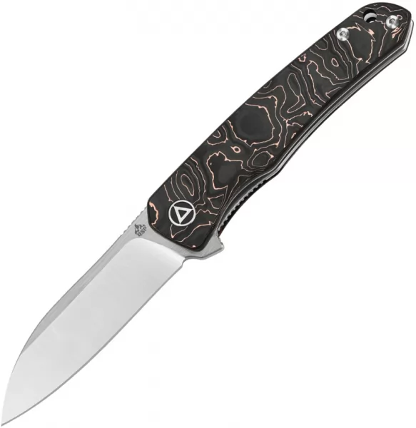 QSP Knife Otter Linerlock Copper Foil QS140B1