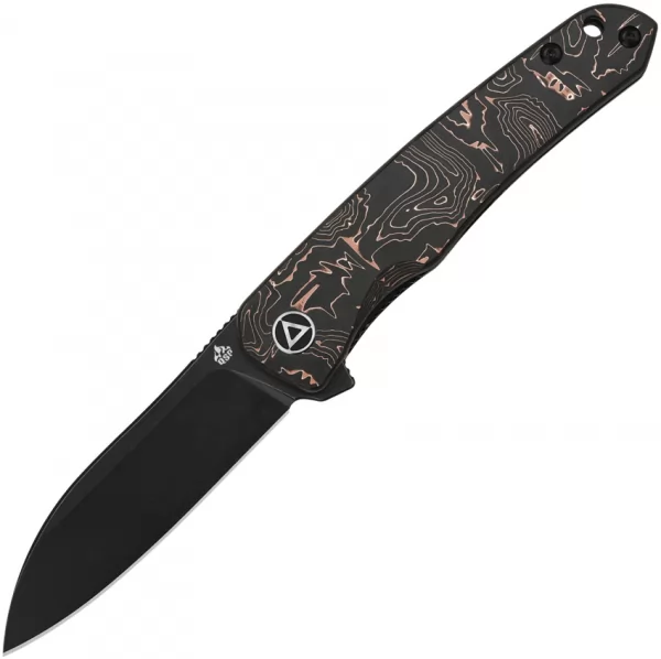 QSP Knife Otter Linerlock Copper Foil QS140B2