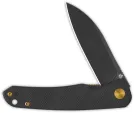 QSP Knife Otter Linerlock Blackout QS140C2